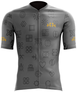 Camisa Ciclismo / Sankofa / Unissex / Cor Cinza