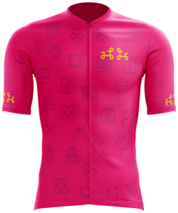 Camisa Ciclismo / Onyankopon / Unissex / Cor Rosa