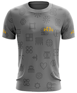 Camisa Esportiva / Sankofa / Unissex / Cor Cinza