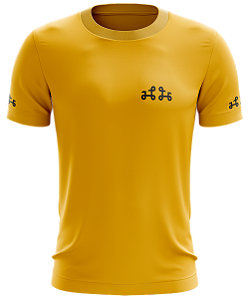 Camisa Esportiva / Resistência / Unissex / Cor Amarela