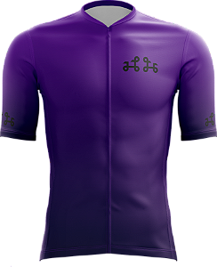 Camisa Ciclismo / Malcom-X / Unisex / Cor Roxa