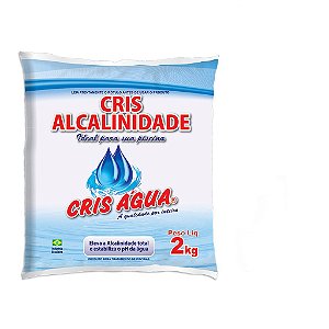 Elevador De Alcalinidade Bicarbonato De Sódio Cris Água 2 Kg