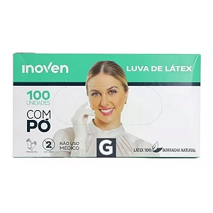 Luva Látex G Com Pó Inoven