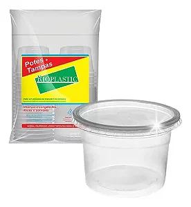 Pote Redondo 350ml Rioplastic