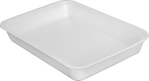 Bandeja de Isopor MO 100-1 com Tampa Meiwa - 100 unidades