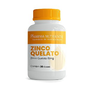 Zinco Quelado 15 mg - 30 Doses