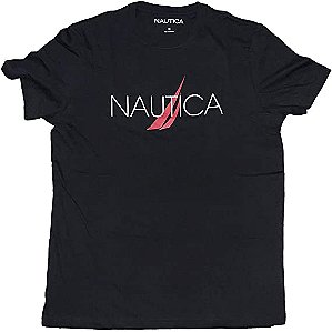 Nautica Men's Big Logo Crew-Neck T-Shirt