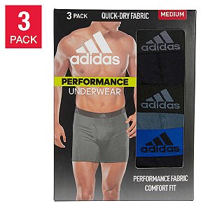 Adidas Men's 3-Pack Performance Boxer Brief