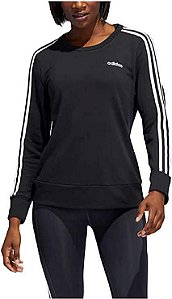 Adidas Ladies' 3-Stripe Crewneck