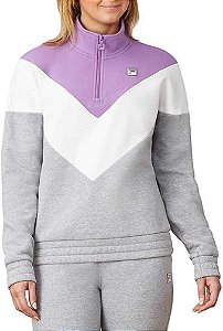 FILA Womens 1/4 Zip Pullover Sweatshirt