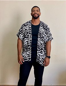 Kimono básico Zebrado