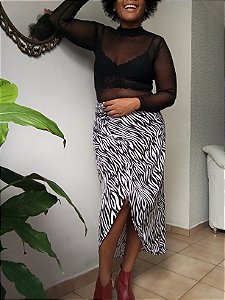 Saia Pareô Zebra