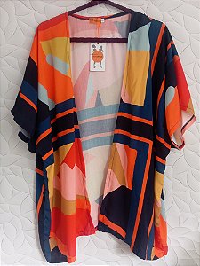 Kimono slim costela de cor