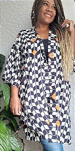 Kimono Oversized Tambaqui Decorado