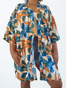 Kimono Oversized Outono Quente