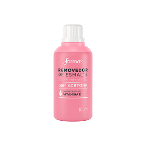 Removedor de Esmalte sem Acetona com Hidratante Farmax 100ml