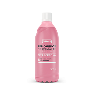 Removedor de Esmalte sem Acetona com Hidratante Farmax 500ml