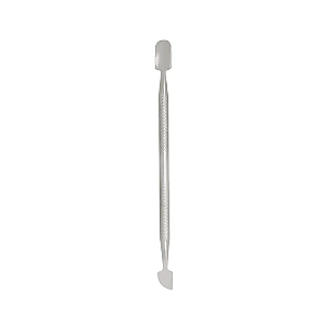 Espátula Dupla p/ Cutícula em Inox Santa Clara Ref 135