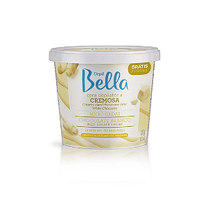 Cera Quente Depilatória Cremosa Chocolate Branco Depil Bella 100g