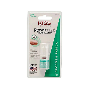 Cola p/ Unhas Tips Reparos Unhas Naturais Secagem Rápida Kiss New York 3g