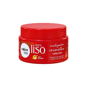 Máscara Matizador Vermelho Meu Liso Salon Line 300g