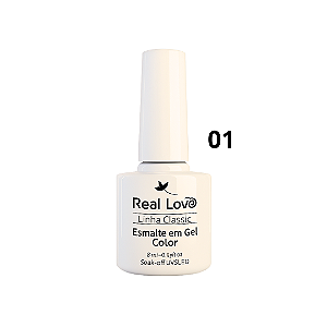 Esmalte Gel Real Love Renda 01 8ml