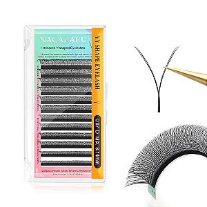 Extensão de Cílios Volume Brasileiro Y MIX 8-14mm PRETO