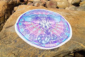 Elefante La Mandala (round)