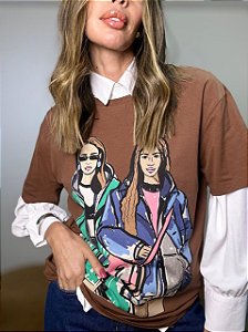 Camiseta Moça Bonita – Modelo Over