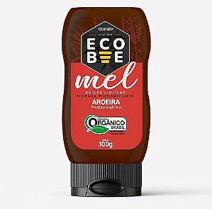 BISNAGA MEL ORGANICO AROEIRA ECOBEE 300G