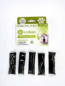 Trio Eliminador de Odores C1 Clean - 5 litros Limão - REVENDA