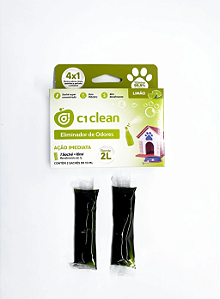 Trio Eliminador de Odores C1 Clean - 2 litros Limão - REVENDA