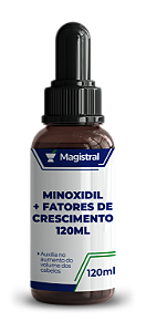 Solução De Minoxidil + Fatores De Crescimento 120mL