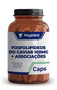 Fosfolipídeos do Caviar 100mg + Vitamina B1 12,5mg + Vitamina B12 1000mcg + Acetil-L-Carnitina 500mg