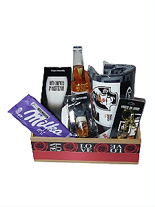 Cesta Paixão de Torcedor Kit Presente Oficial Vasco da Gama