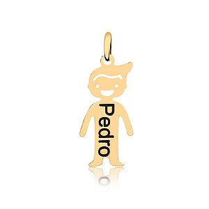 Colar Personalizado Filhos 1 Menino.