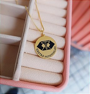 Colar Personalizado Medalha Profissão ( Fazemos todas as profissões).