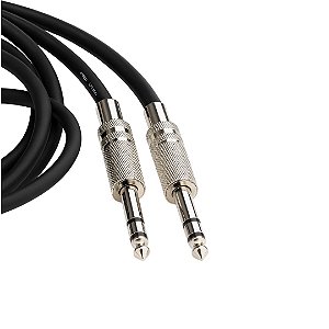 Cabo P10 x P10 Estéreo - 4 Metros