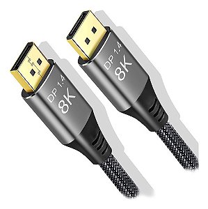 Cabo Displayport Para Displayport 8k - 2 Metros