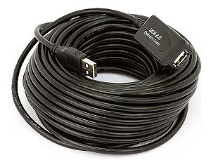 Cabo Extensor Amplificador Usb 2.0 - Kit Com 5 - 20 Metros