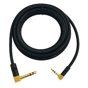 Cabo P2 90 Graus Para P10 90 Graus - 20 Cm