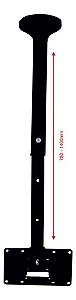 Suporte De Teto Para Tvs Lcd, Led 19  Até 56  - Sky31