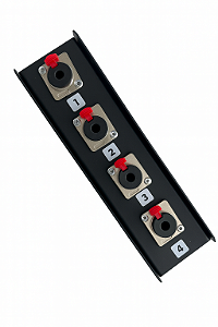 Caixa Medusa 4 Vias Com Conectores P10