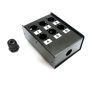 Caixa Medusa 6 Vias Com Prensa