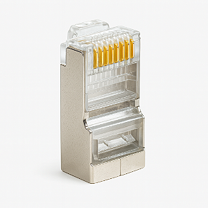 Conector Rj45 Macho Blindado Cat5e