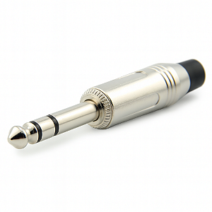 Plug P10 Estéreo Profissional