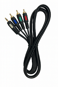 Cabo P3 para Vídeo Componente - 1,80 Metro