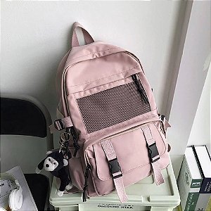 Mochila Feminina Impermeável Porta Notebook - ROSA