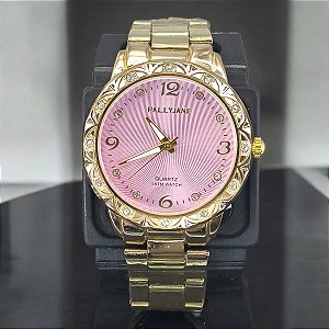 Relógio DOURADO Pallyjane Resistente a Água BCR107