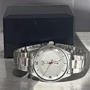 RELOGIO FEMININO PRATEADO DHP BCR126